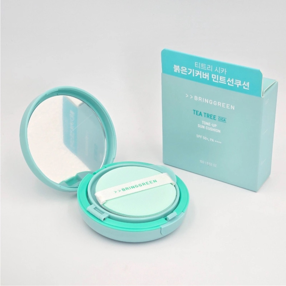 🍃Bring Green Tea Tree Cica
Tone Up Sun‎ Cushion 15g
SPF50+ PA++++